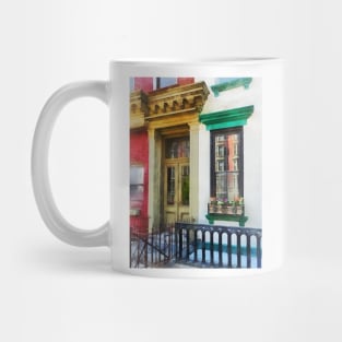 Hoboken NJ - Window With Reflections and Windowbox Mug